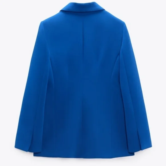 Zara Blazer With Tuxedo Collar